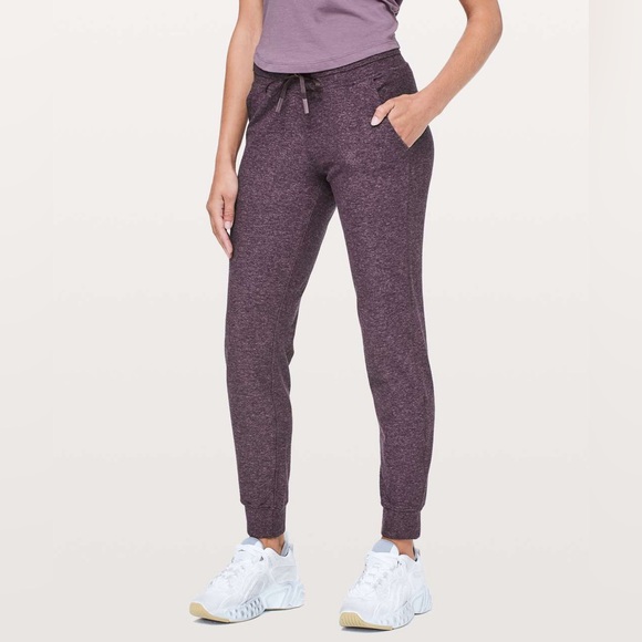 Lululemon heather purple joggers. Women’s size 10. - Picture 5 of 5
